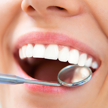 Closeup of healthy smile