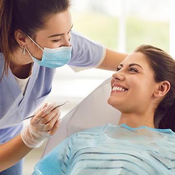 a 3D illustration of gum recession
