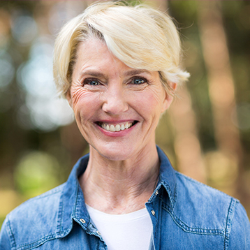 Older woman with gorgeous smile