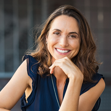 Woman with healthy smile