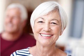 Smiling older woman