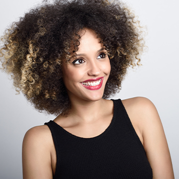 Woman with gorgeous smile